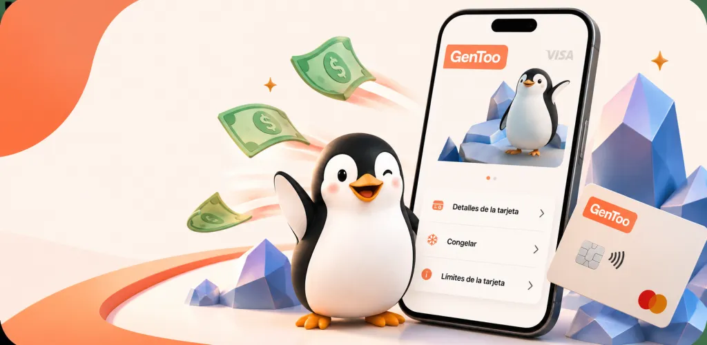 GENTOO: TARJETA VISA & ADELANTOS DE DINERO