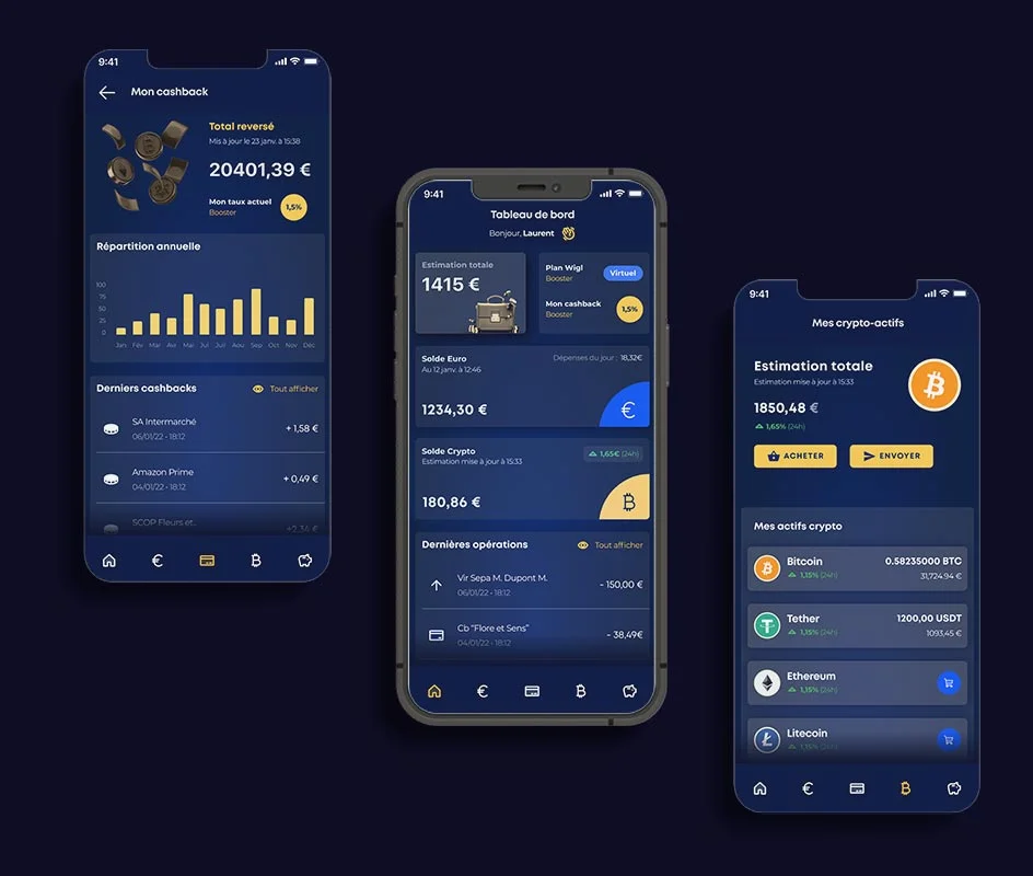 WIGL: CUENTA BANCARIA + TARJETA + CRIPTOMONEDAS