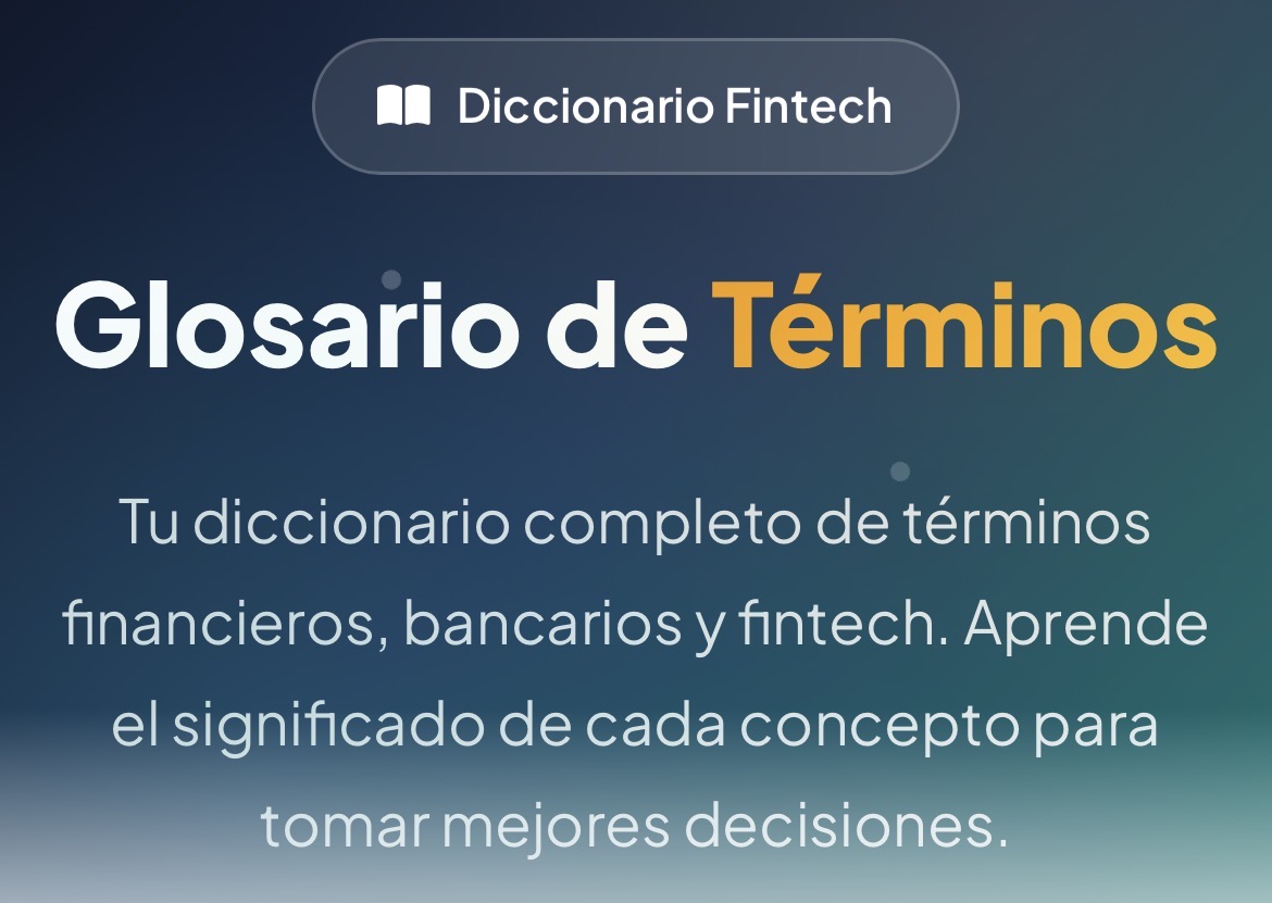 Glosario de términos y conceptos bancarios (El Diccionario del dinero)