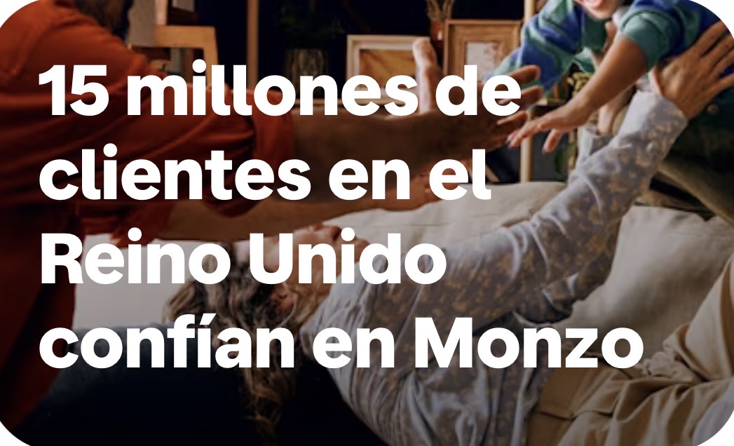 Monzo Bank aterriza en España con una exclusiva promoción de bienvenida de hasta 75€